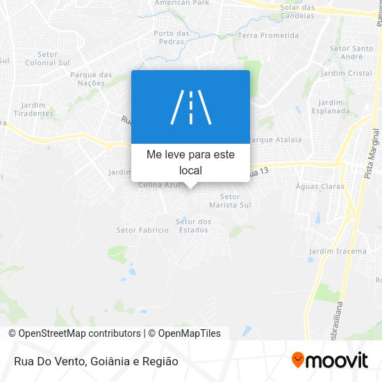 Rua Do Vento mapa