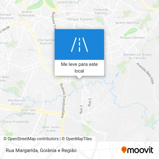 Rua Margarida mapa