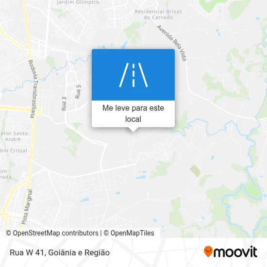 Rua W 41 mapa