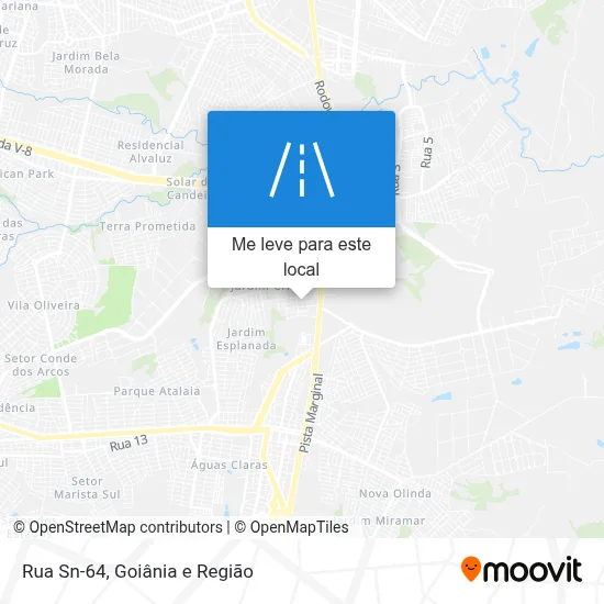 Rua Sn-64 mapa