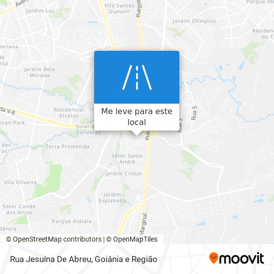 Rua Jesuína De Abreu mapa