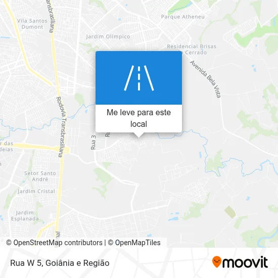 Rua W 5 mapa
