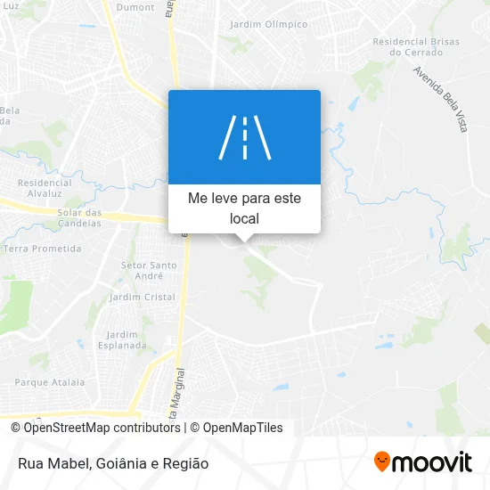 Rua Mabel mapa