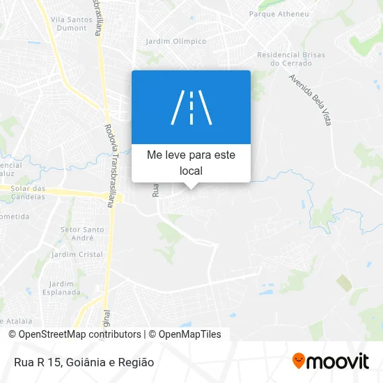 Rua R 15 mapa