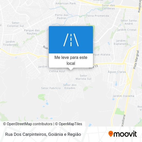 Rua Dos Carpinteiros mapa