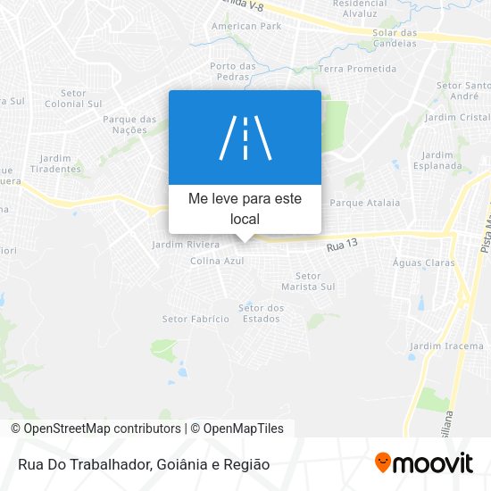 Rua Do Trabalhador mapa