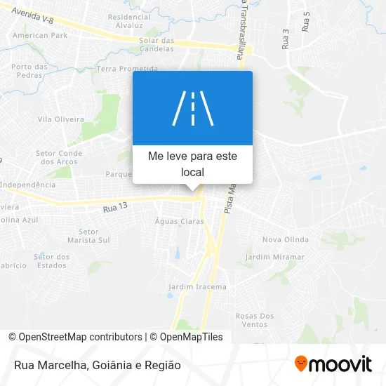 Rua Marcelha mapa