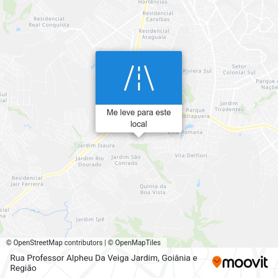 Rua Professor Alpheu Da Veiga Jardim mapa