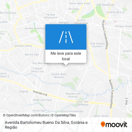 Avenida Bartolomeu Bueno Da Silva mapa