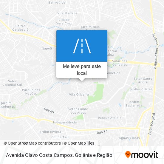 Avenida Olavo Costa Campos mapa