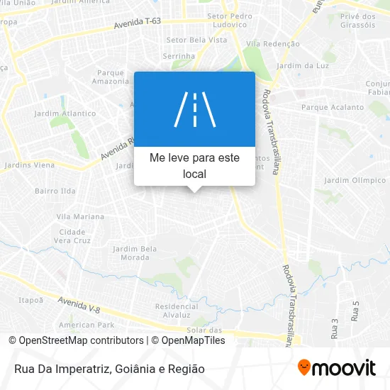 Rua Da Imperatriz mapa