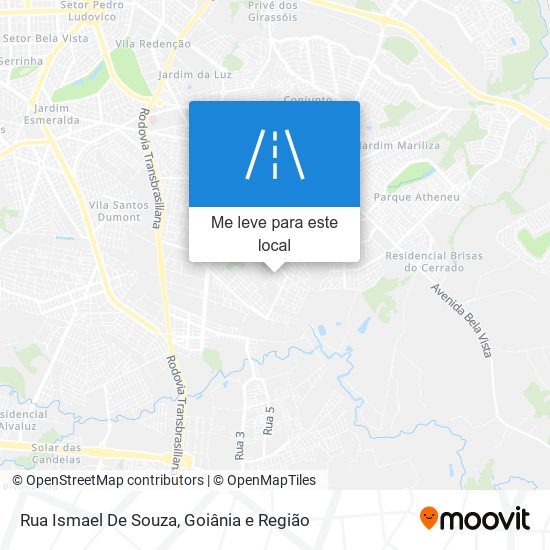 Rua Ismael De Souza mapa