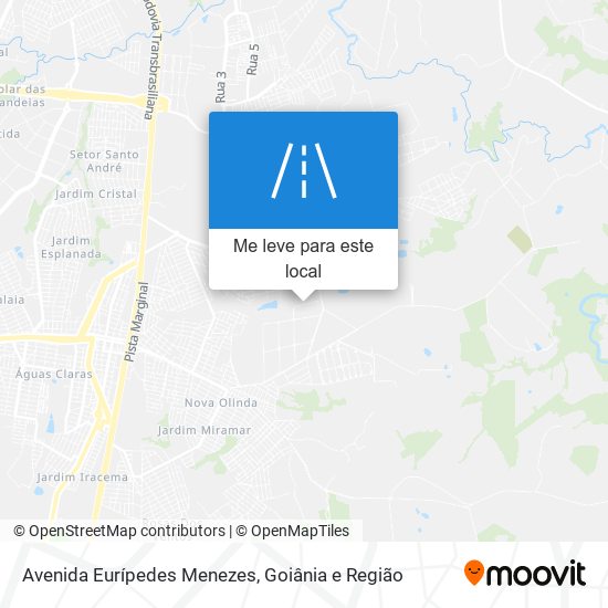 Avenida Eurípedes Menezes mapa