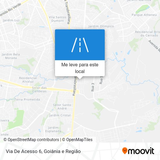 Via De Acesso 6 mapa