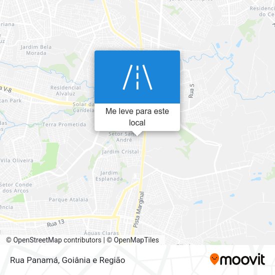 Rua Panamá mapa