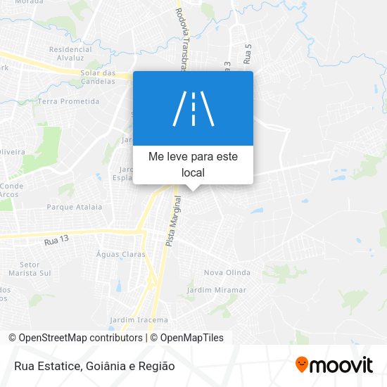 Rua Estatice mapa