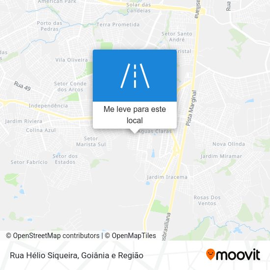 Rua Hélio Siqueira mapa