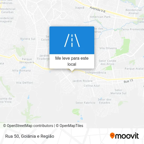 Rua 50 mapa