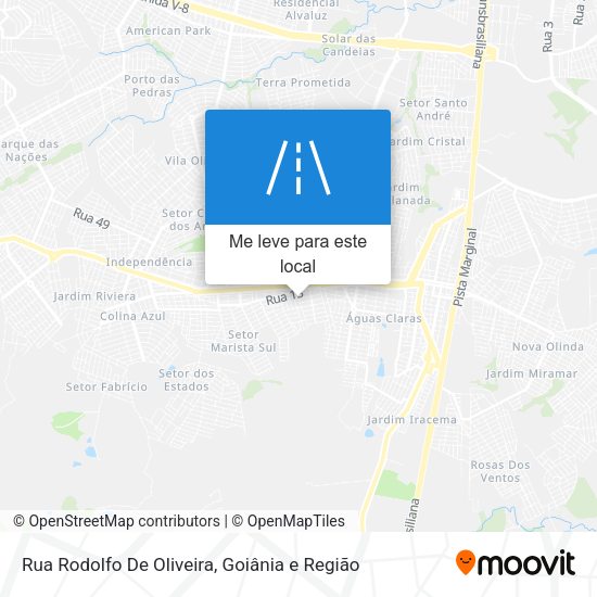Rua Rodolfo De Oliveira mapa