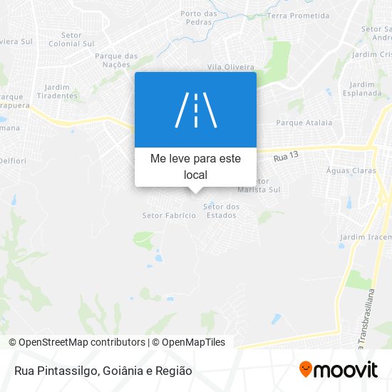 Rua Pintassilgo mapa