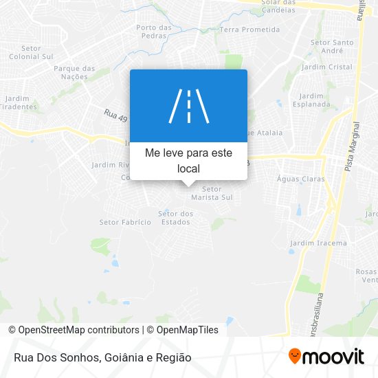 Rua Dos Sonhos mapa