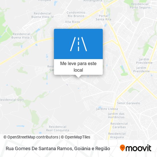 Rua Gomes De Santana Ramos mapa