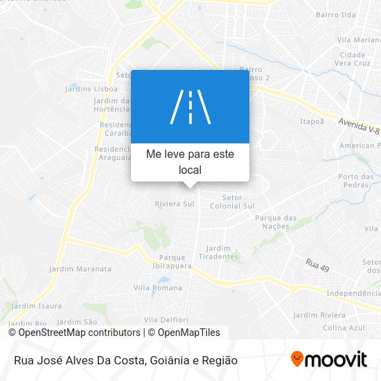 Rua José Alves Da Costa mapa