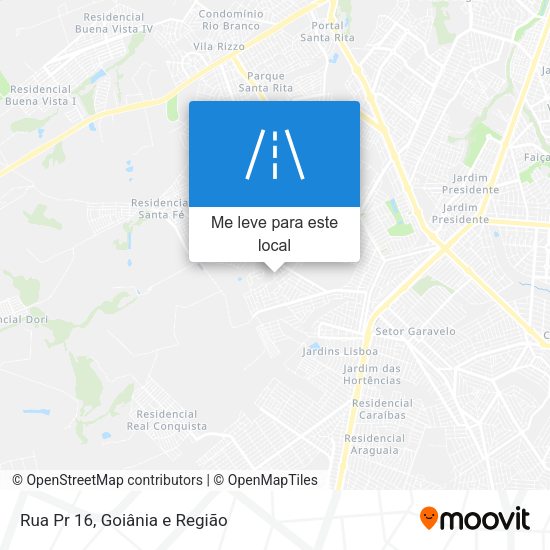 Rua Pr 16 mapa