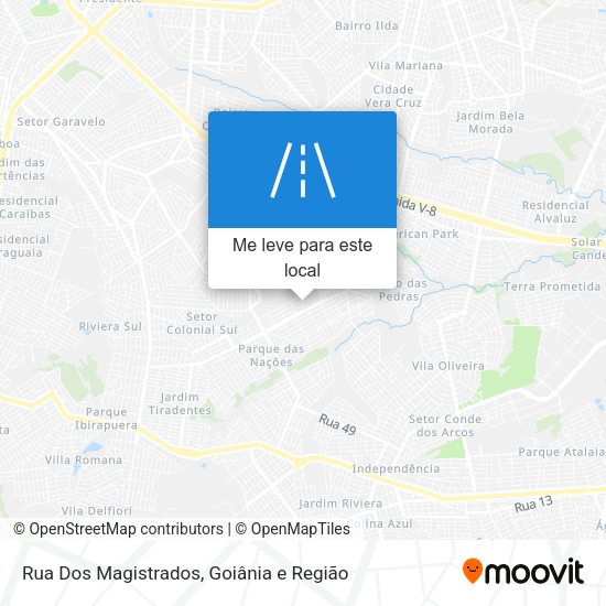 Rua Dos Magistrados mapa