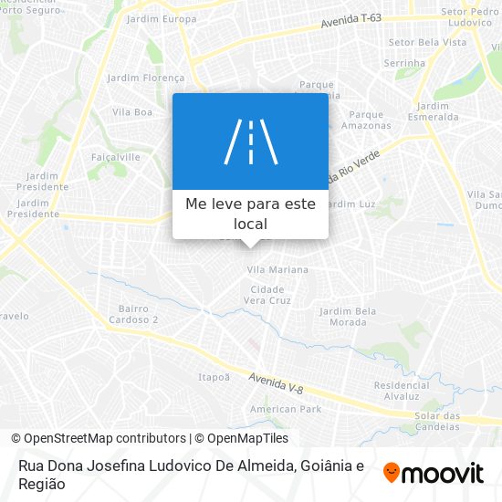 Rua Dona Josefina Ludovico De Almeida mapa
