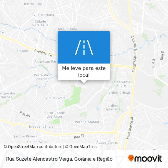 Rua Suzete Alencastro Veiga mapa