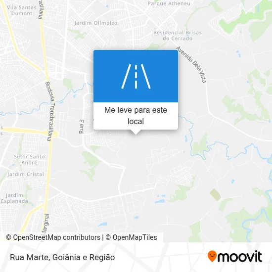 Rua Marte mapa