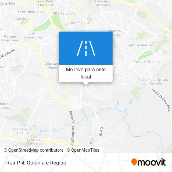Rua P 4 mapa