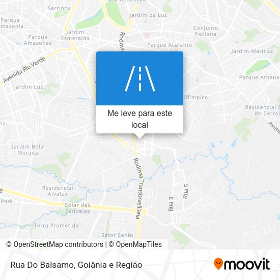 Rua Do Balsamo mapa