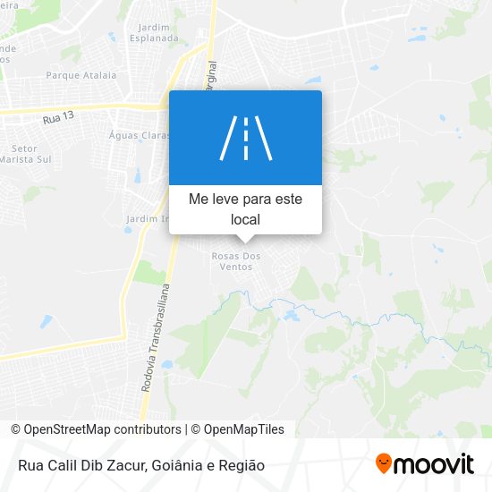 Rua Calil Dib Zacur mapa
