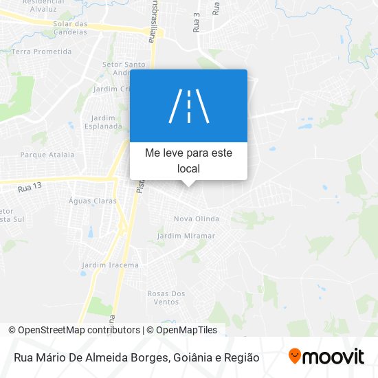 Rua Mário De Almeida Borges mapa