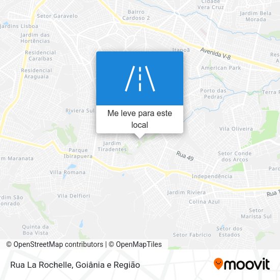 Rua La Rochelle mapa