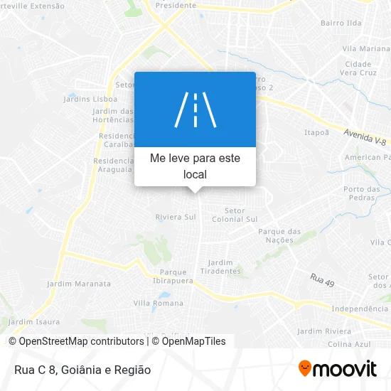 Rua C 8 mapa