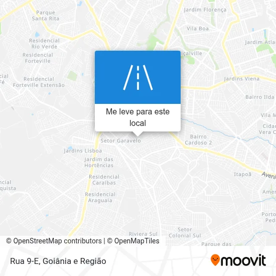 Rua 9-E mapa