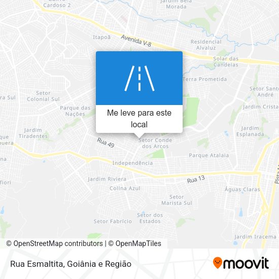 Rua Esmaltita mapa