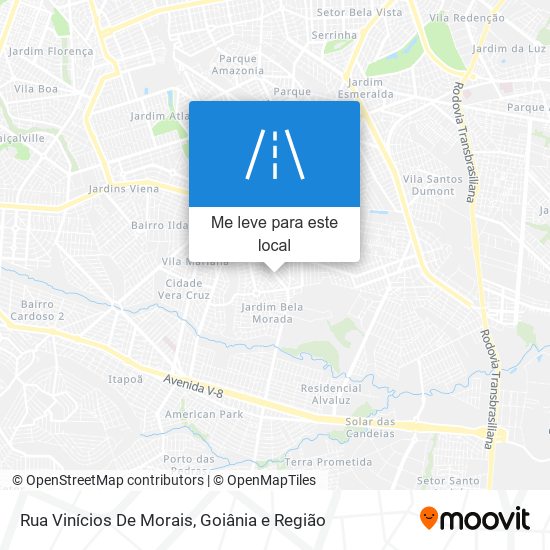 Rua Vinícios De Morais mapa