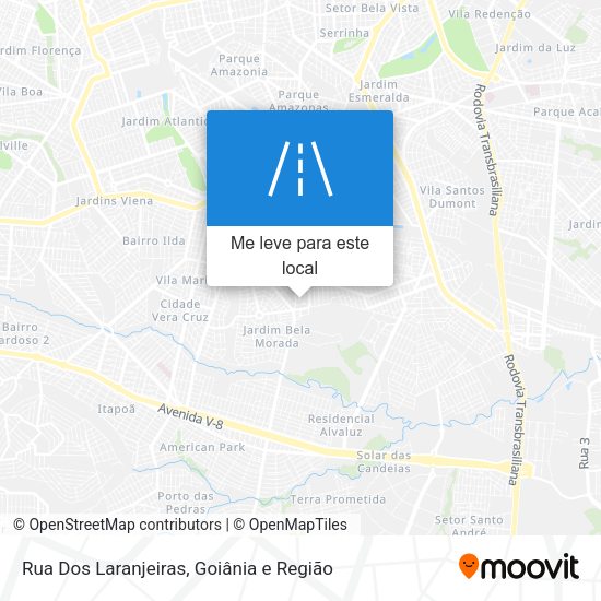 Rua Dos Laranjeiras mapa