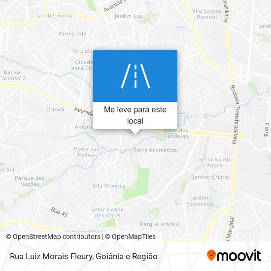 Rua Luiz Morais Fleury mapa