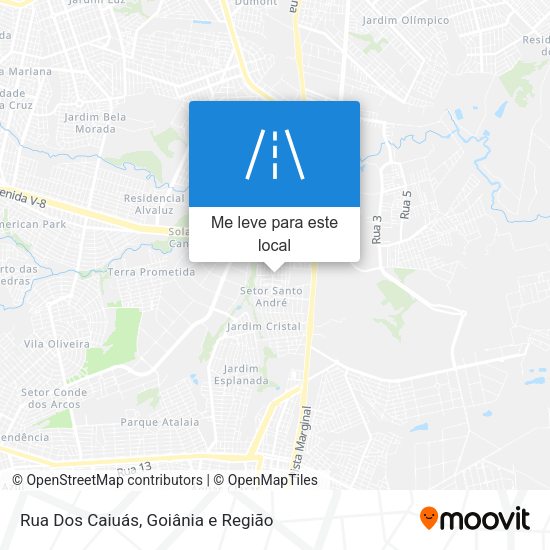 Rua Dos Caiuás mapa