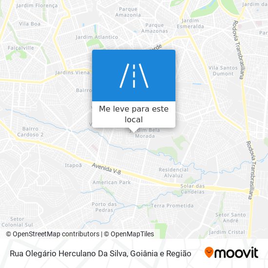 Rua Olegário Herculano Da Silva mapa