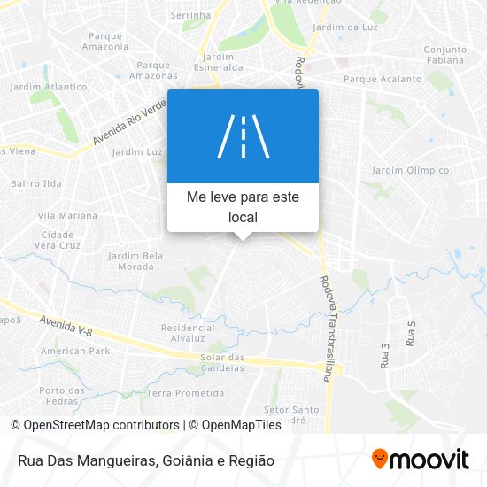 Rua Das Mangueiras mapa