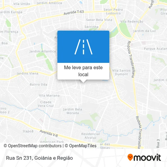 Rua Sn 231 mapa