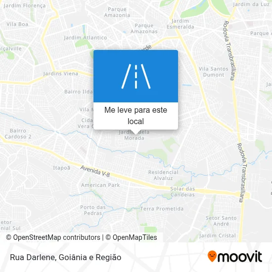 Rua Darlene mapa