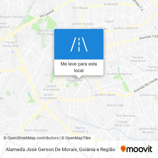 Alameda José Gerson De Morais mapa