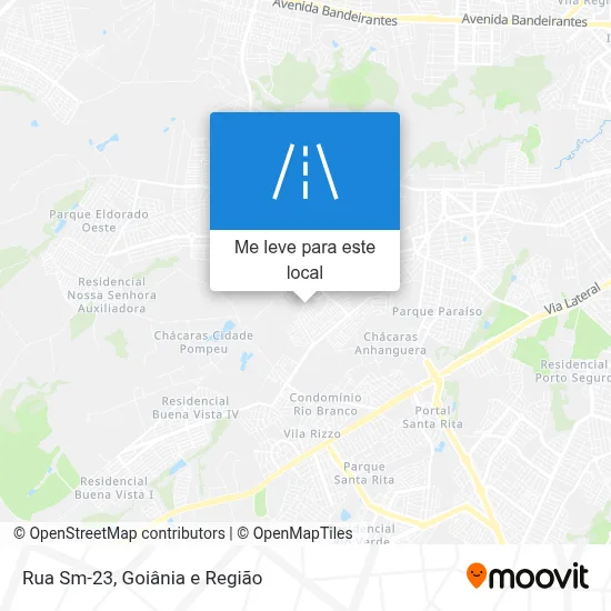 Rua Sm-23 mapa